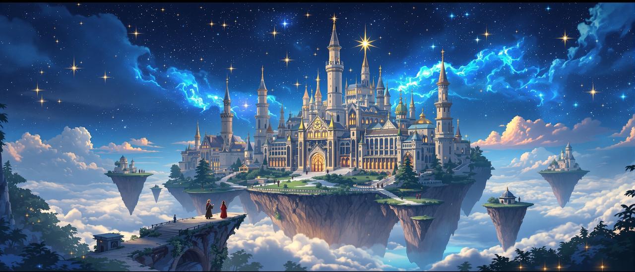 ai短剧平台奇幻动漫短剧《星辰大海：异界之门》横幅